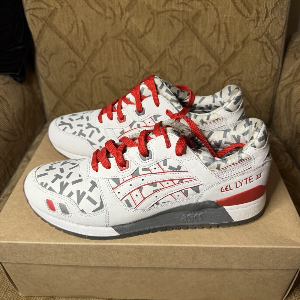 B079) ASICS Gel Lyte III Anderson Bluu Storm Shadow 1191A251-100 Men's Size 10